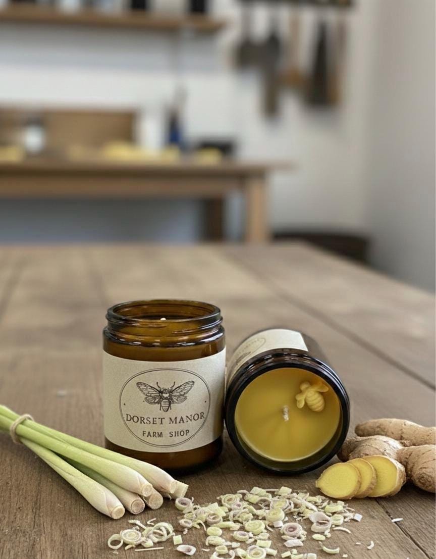 Organic Beeswax Scented Candle 8oz