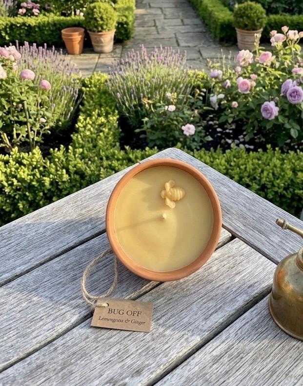 Bugg Off Garden Beeswax Candle