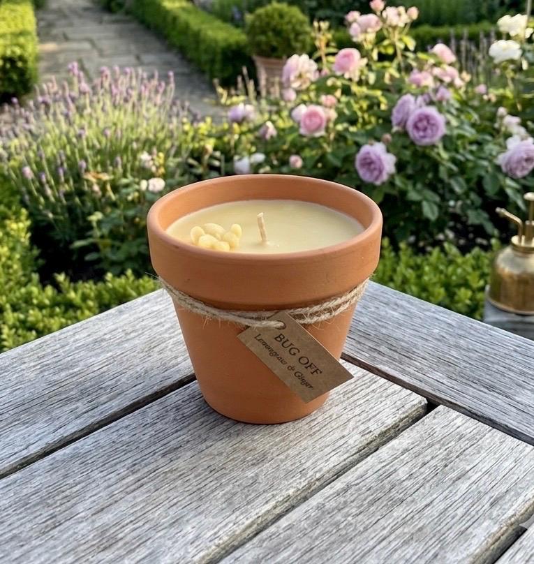 Bugg Off Garden Beeswax Candle