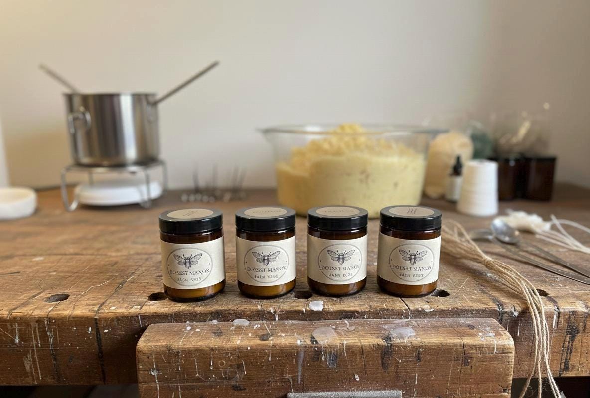 Organic Beeswax Scented Candle 8oz