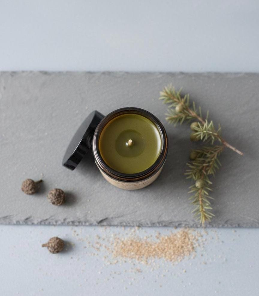 Seaweed Beeswax Candle 8oz
