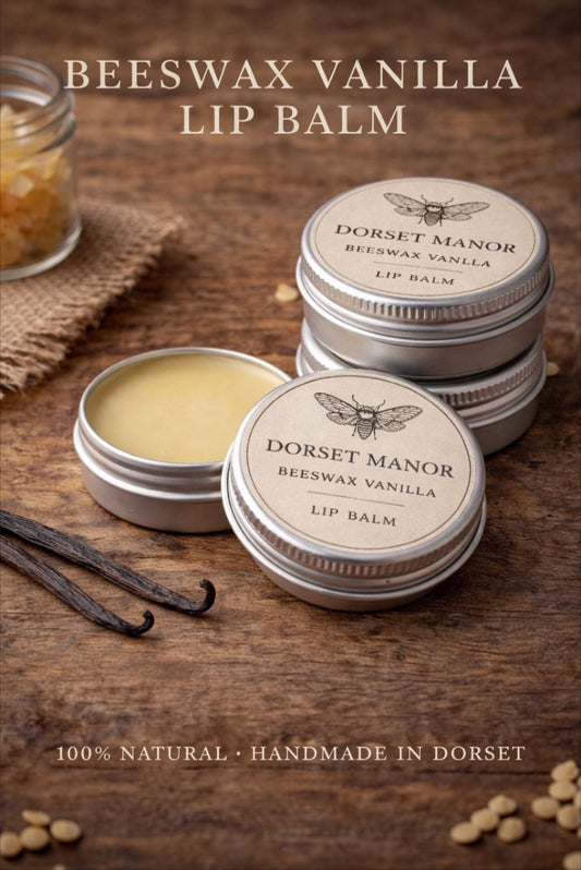 Organic Beeswax Lip Balm (Set of Three)